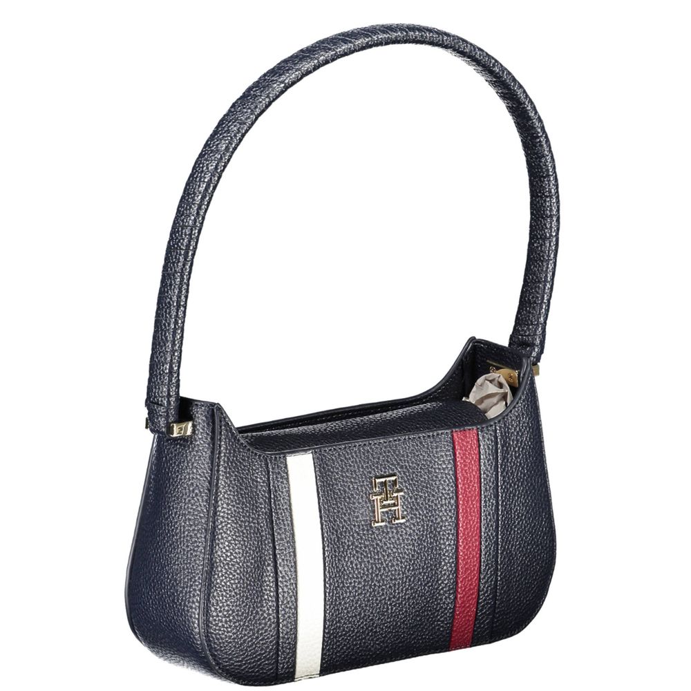 Sac à main en polyéthylène bleu