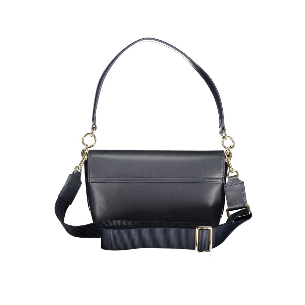 Sac à main en polyéthylène bleu