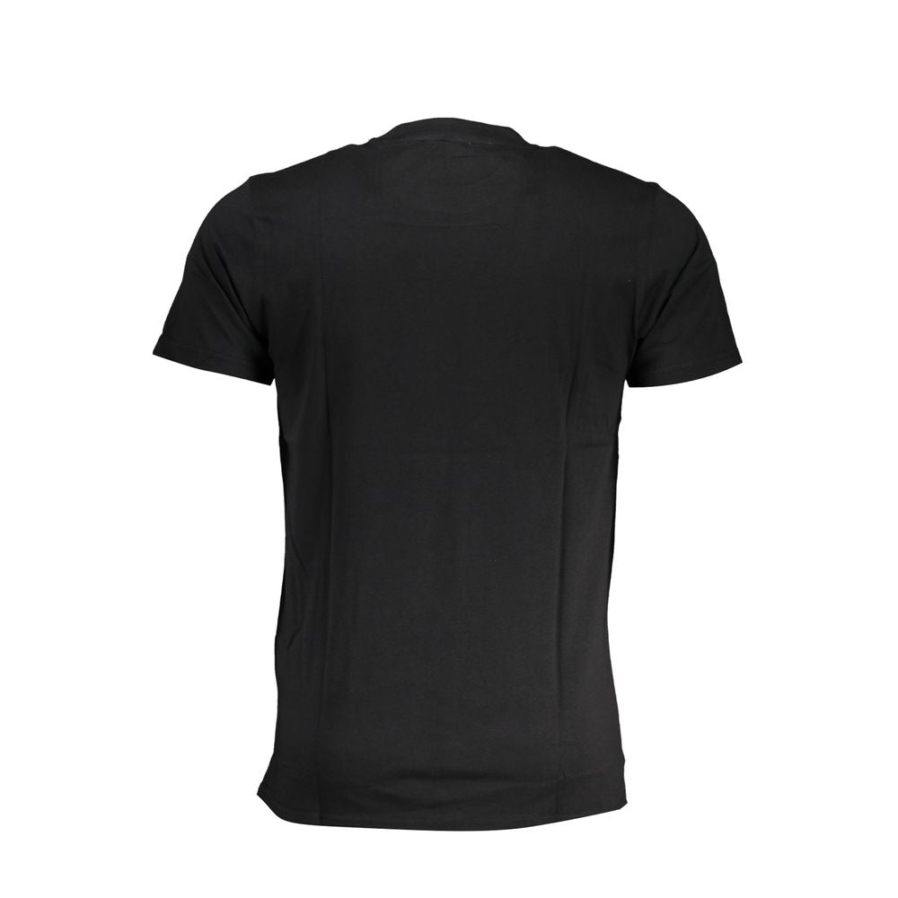 Camiseta de algodón negra