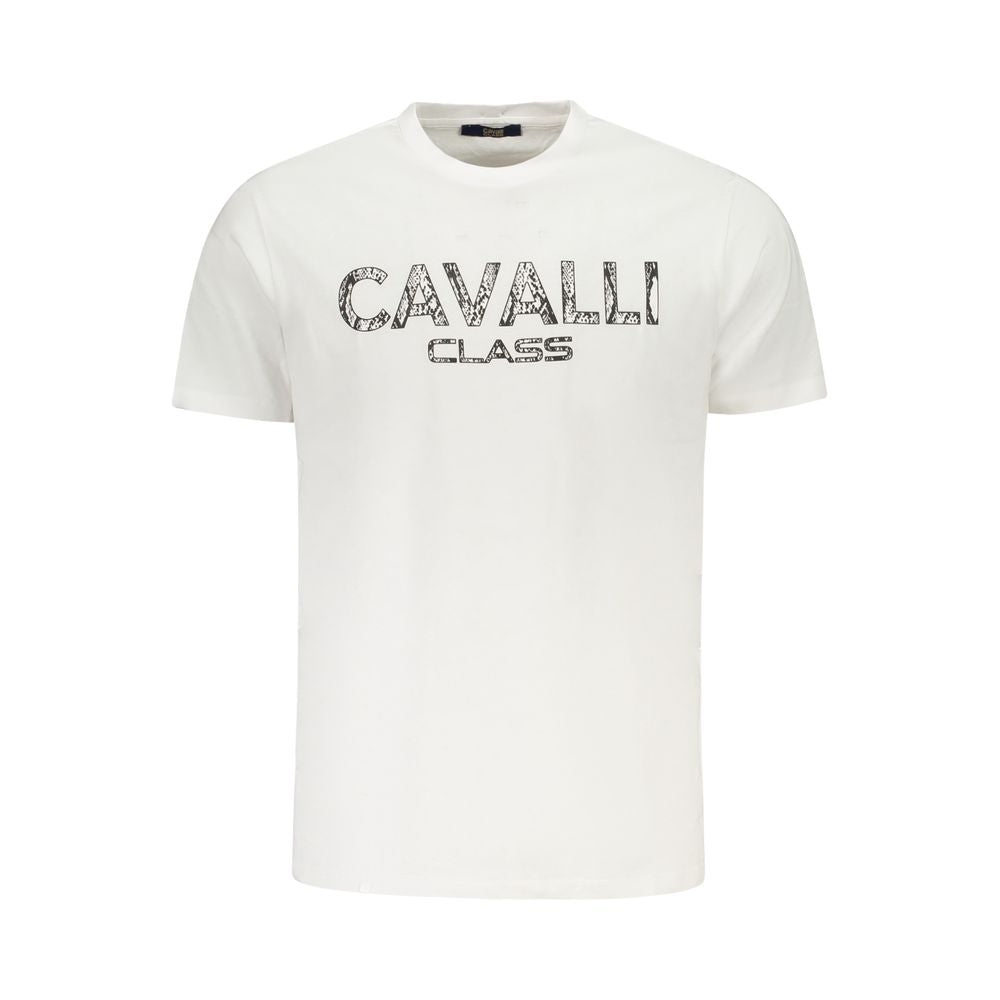 Camiseta blanca de algodón para hombre
