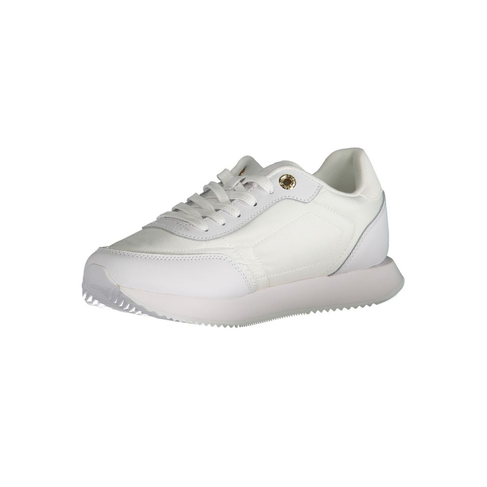Zapatilla deportiva de poliéster blanca