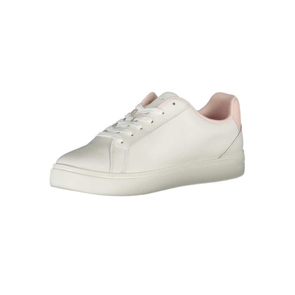 Zapatilla deportiva de poliéster blanca