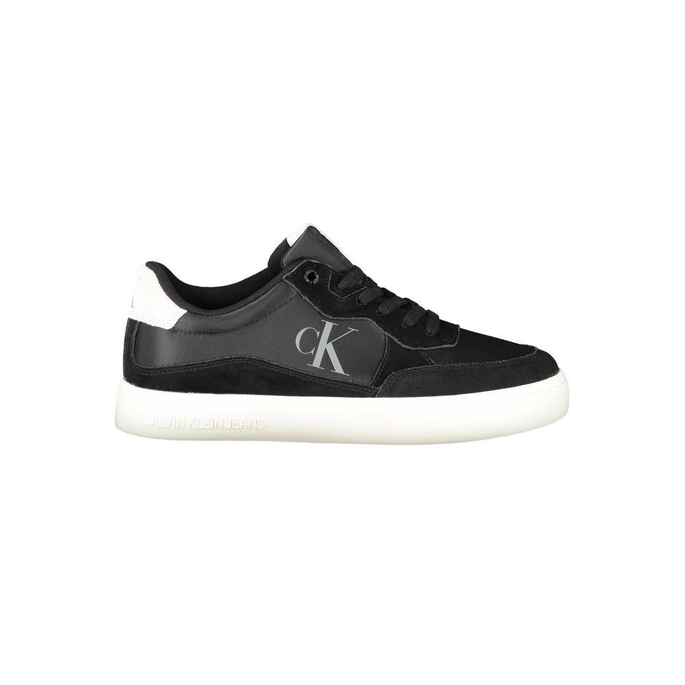 Baskets noires en polyester pour homme