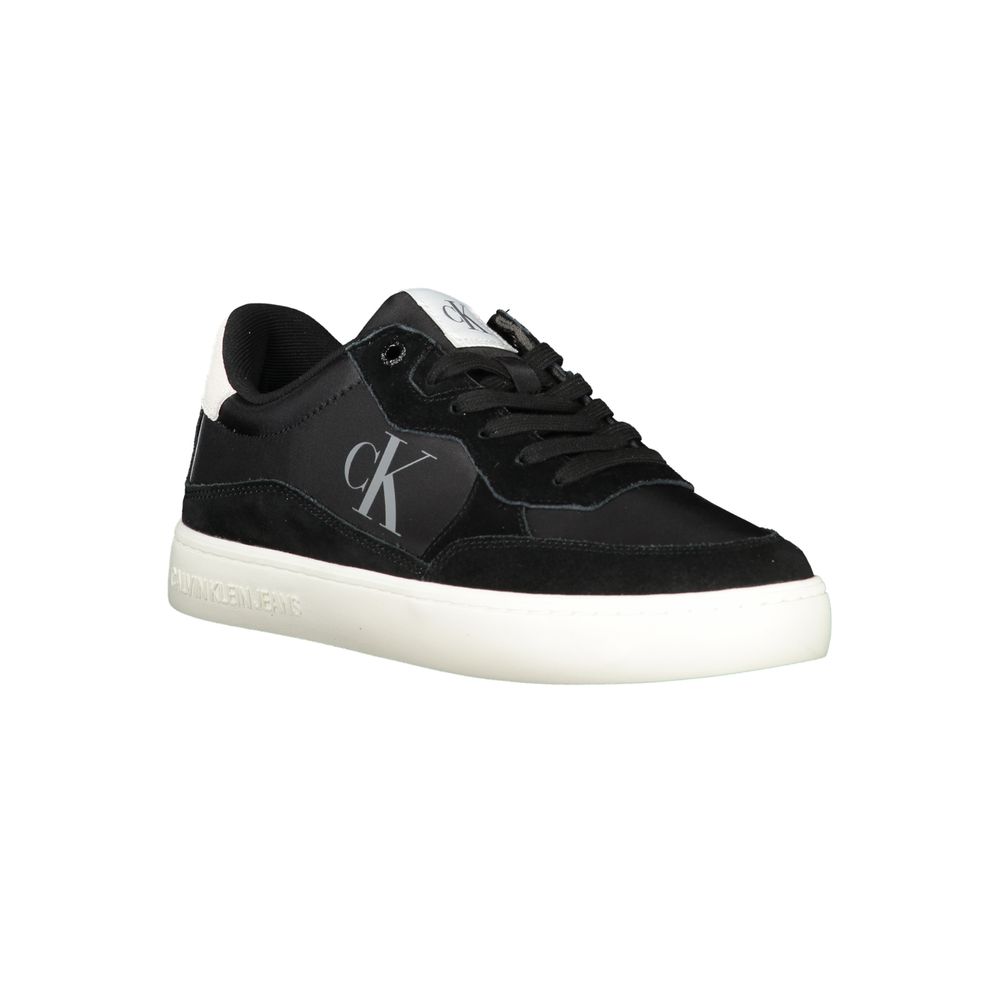 Baskets noires en polyester pour homme