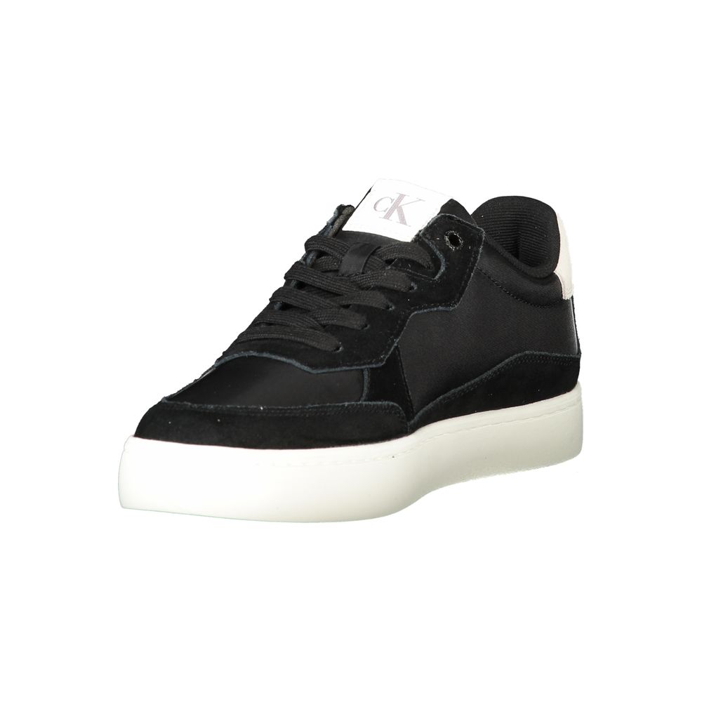 Baskets noires en polyester pour homme