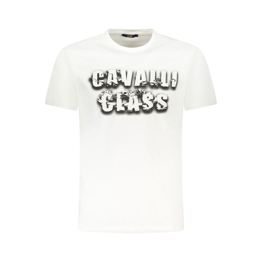 Camiseta blanca de algodón para hombre