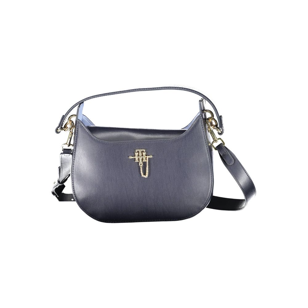 Sac à main en polyéthylène bleu