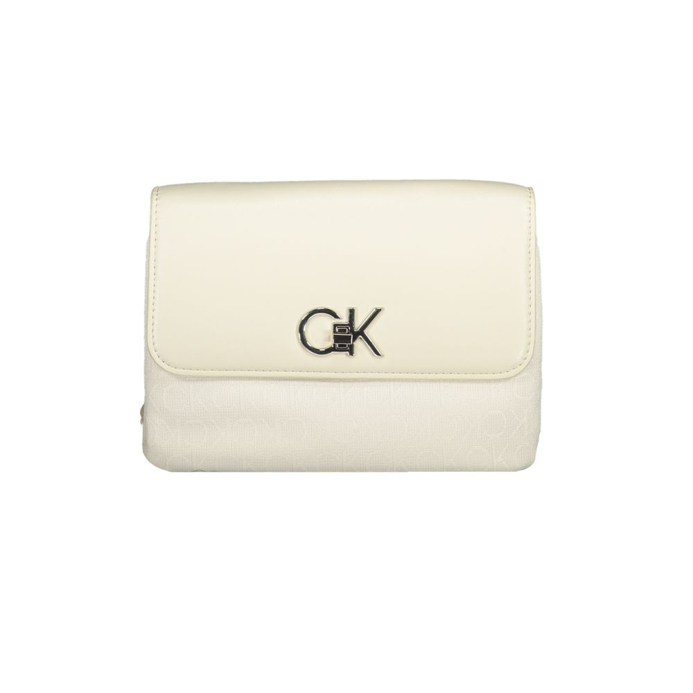 Sac à main en polyester beige