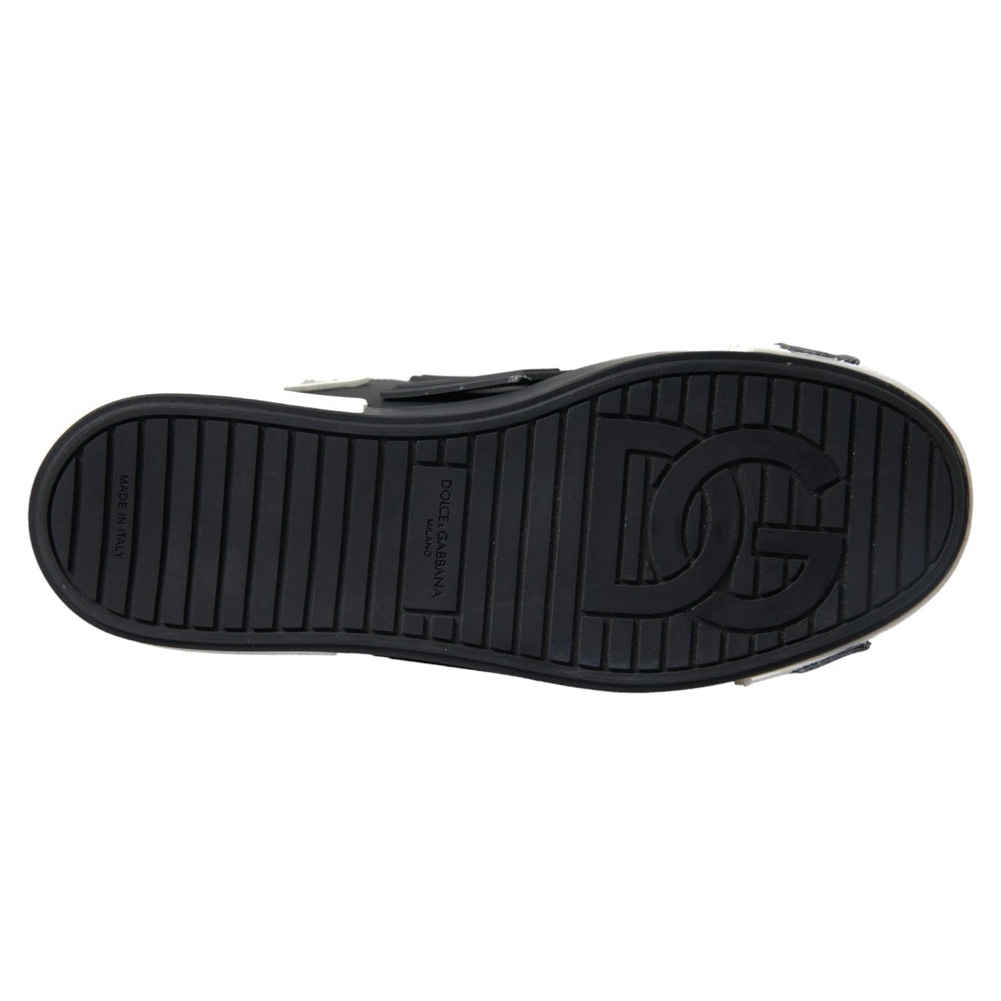 Zapatillas bajas de cuero negro Portofino Shoes