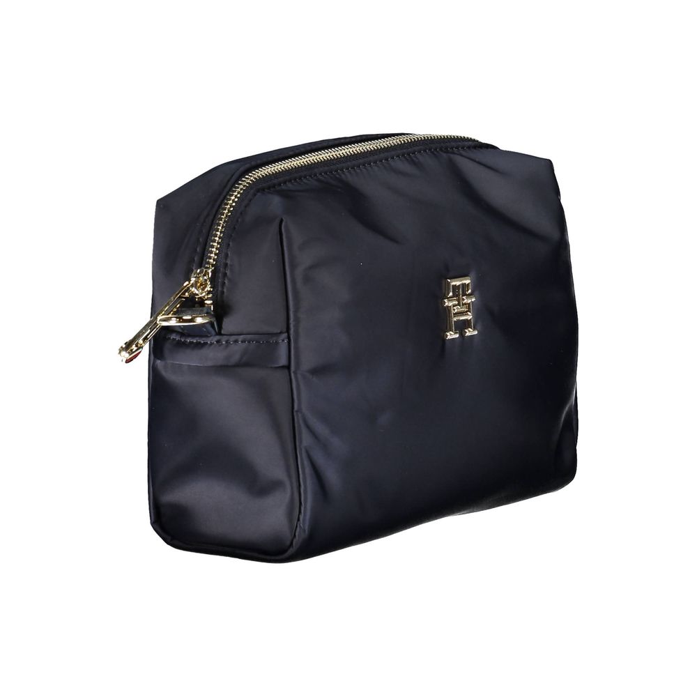 Sac à main en polyester bleu