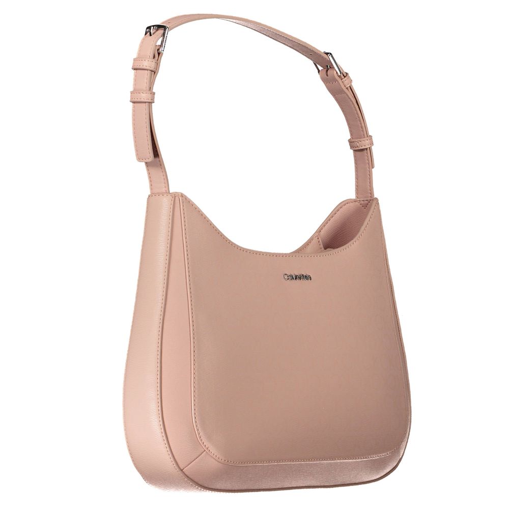Sac à main en polyester rose
