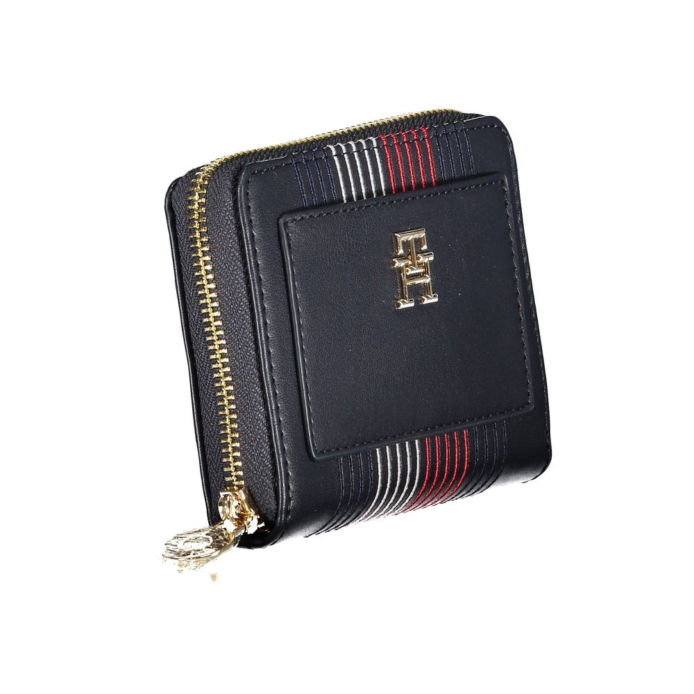 Cartera de polietileno azul