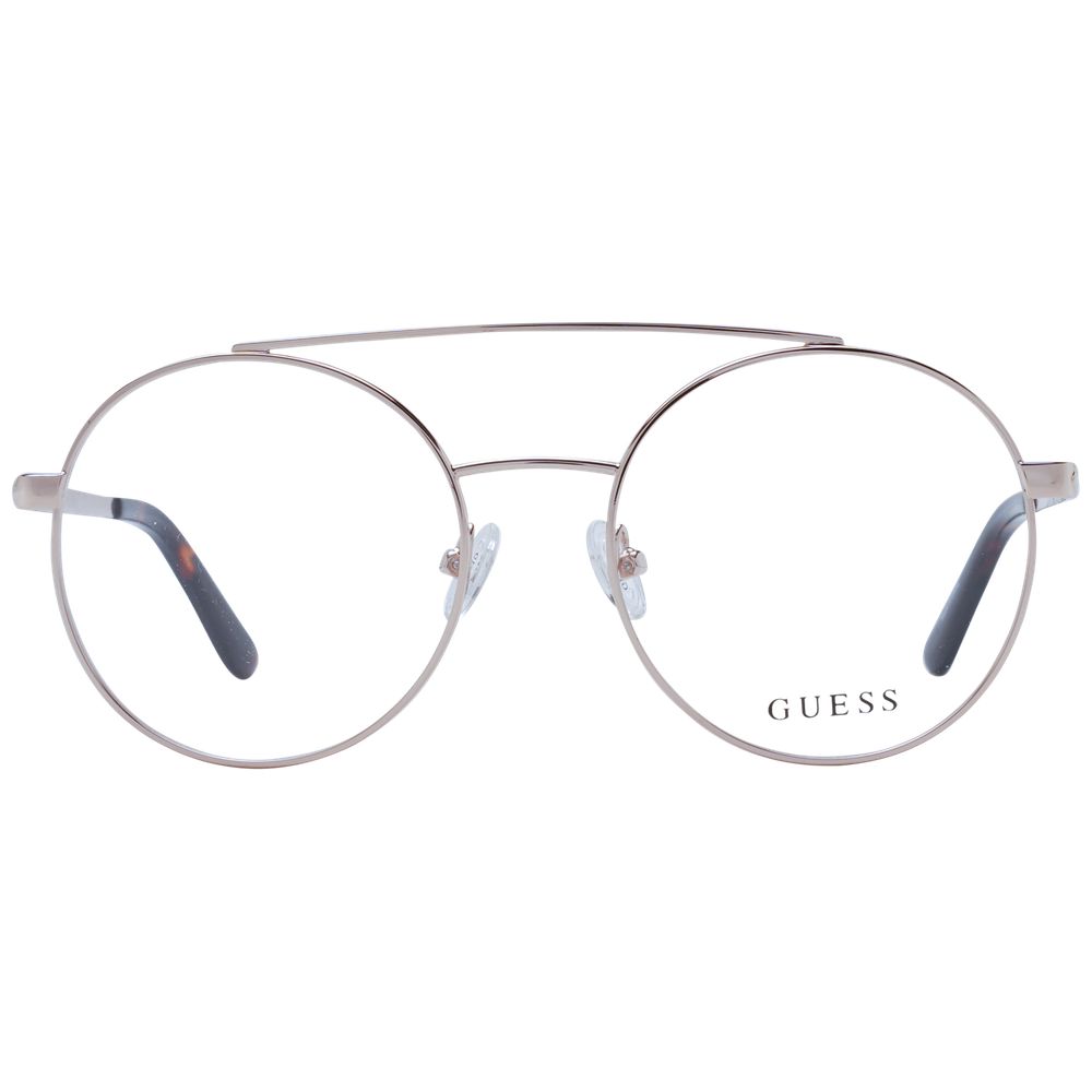 Montures optiques dorées pour femmes