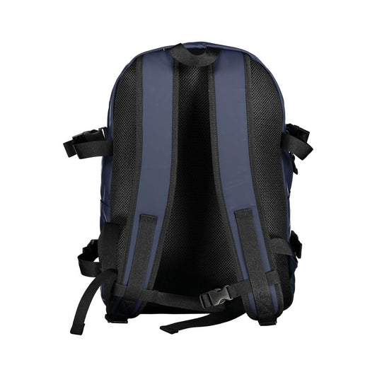 Mochila de polietileno azul