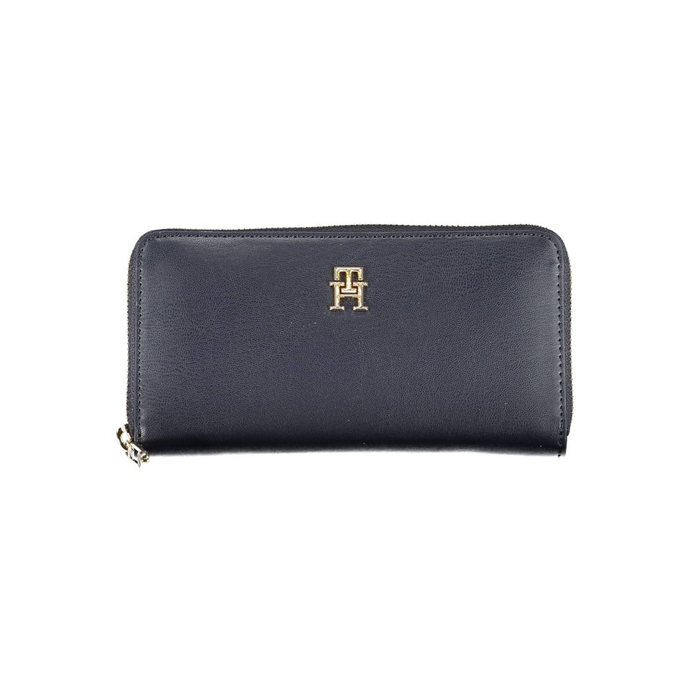 Cartera de polietileno azul