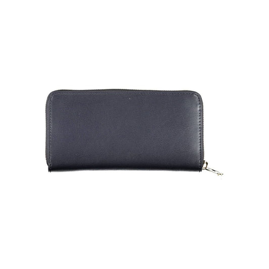 Cartera de polietileno azul