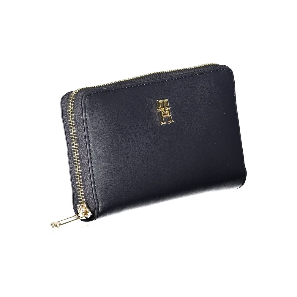 Cartera de polietileno azul