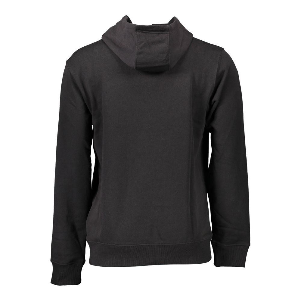 Suéter negro de algodón para hombre