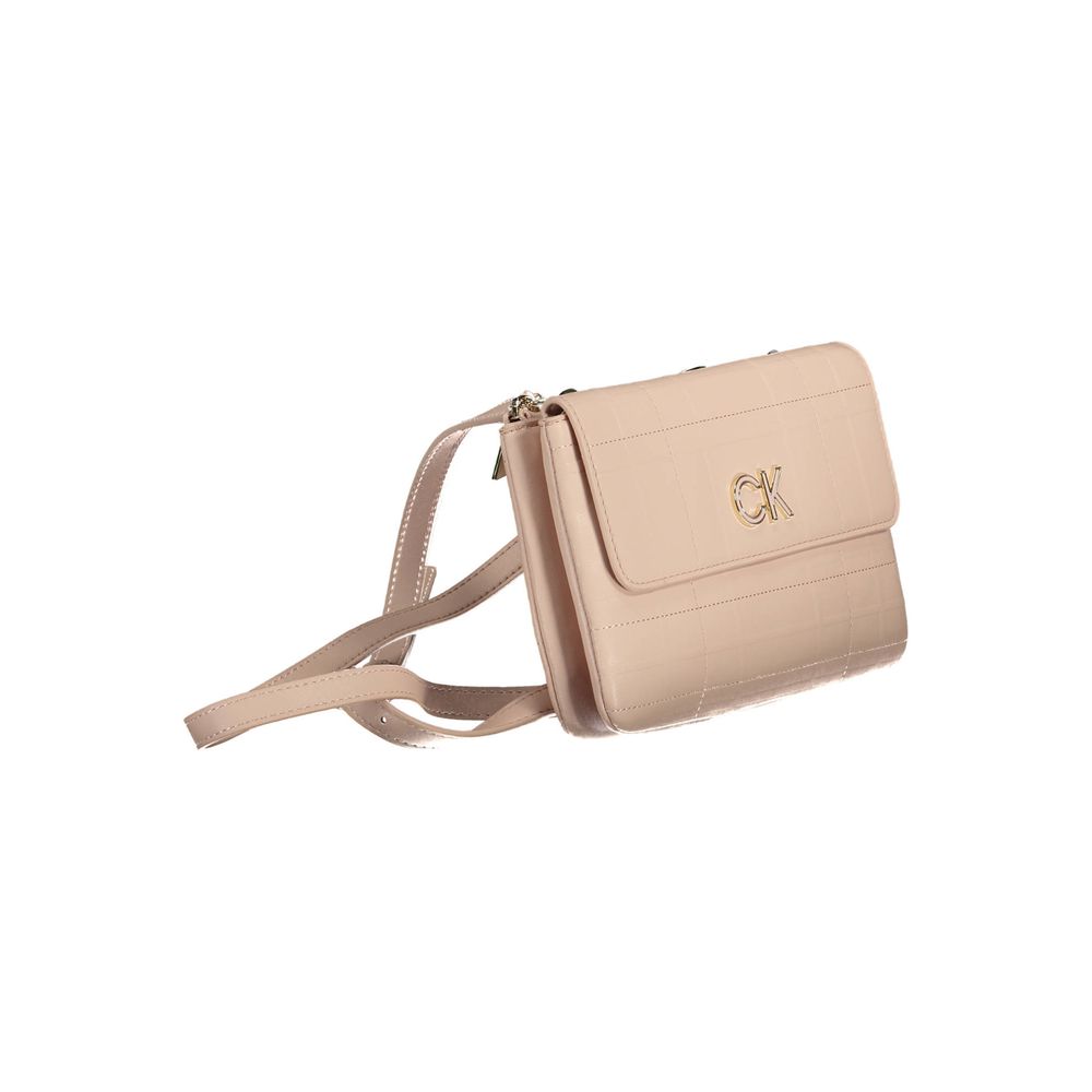 Sac à main en polyester rose