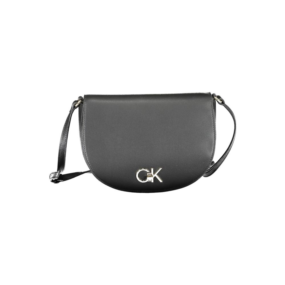Sac à main en polyester noir