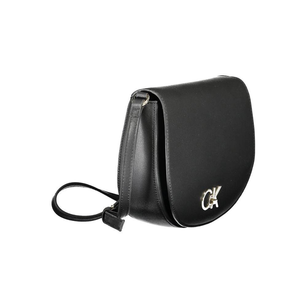 Sac à main en polyester noir