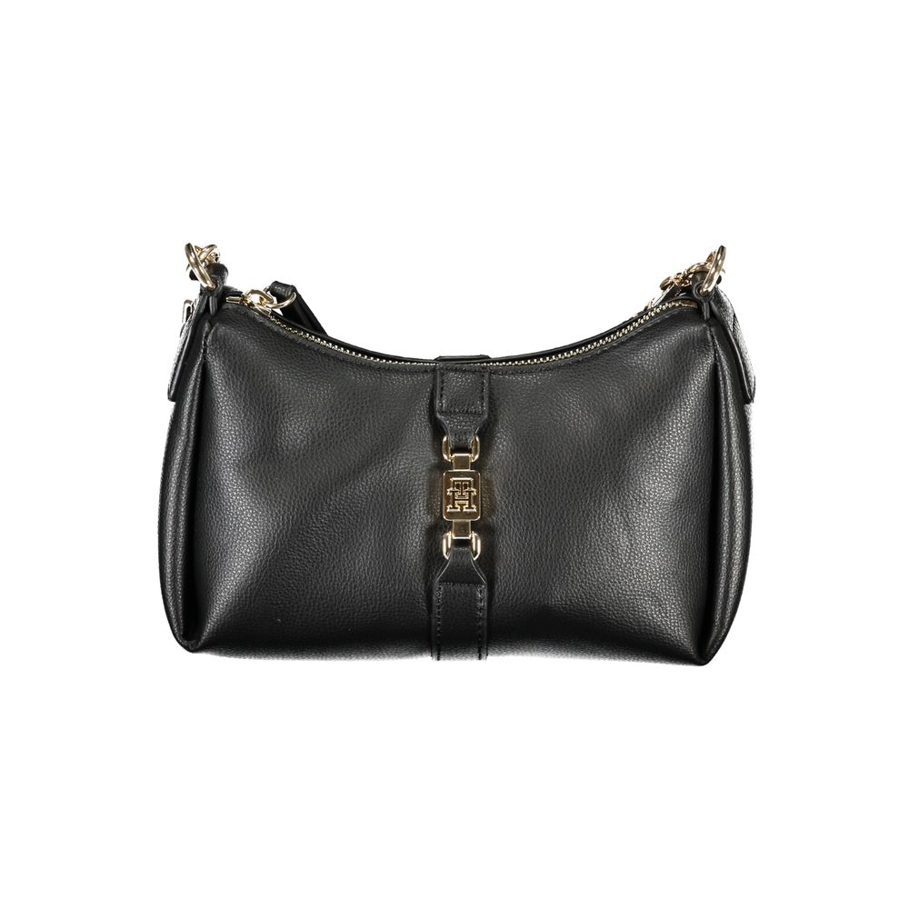 Sac à main en polyester noir