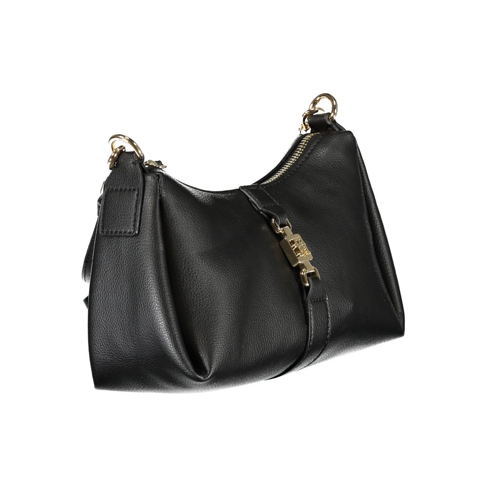 Sac à main en polyester noir