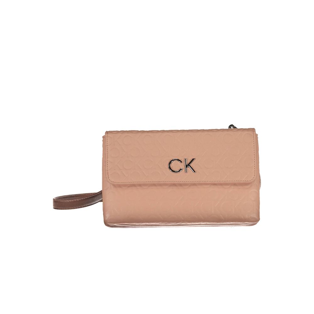 Sac à main en polyester rose