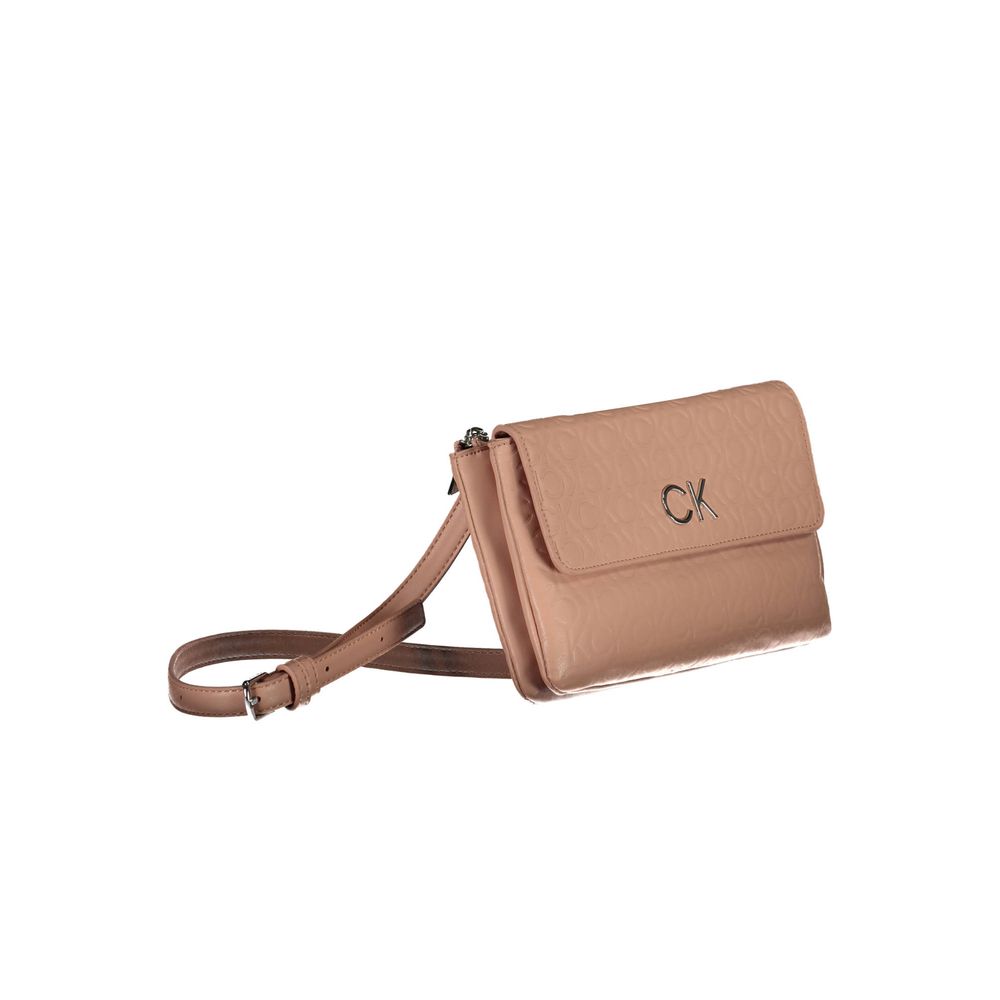 Sac à main en polyester rose