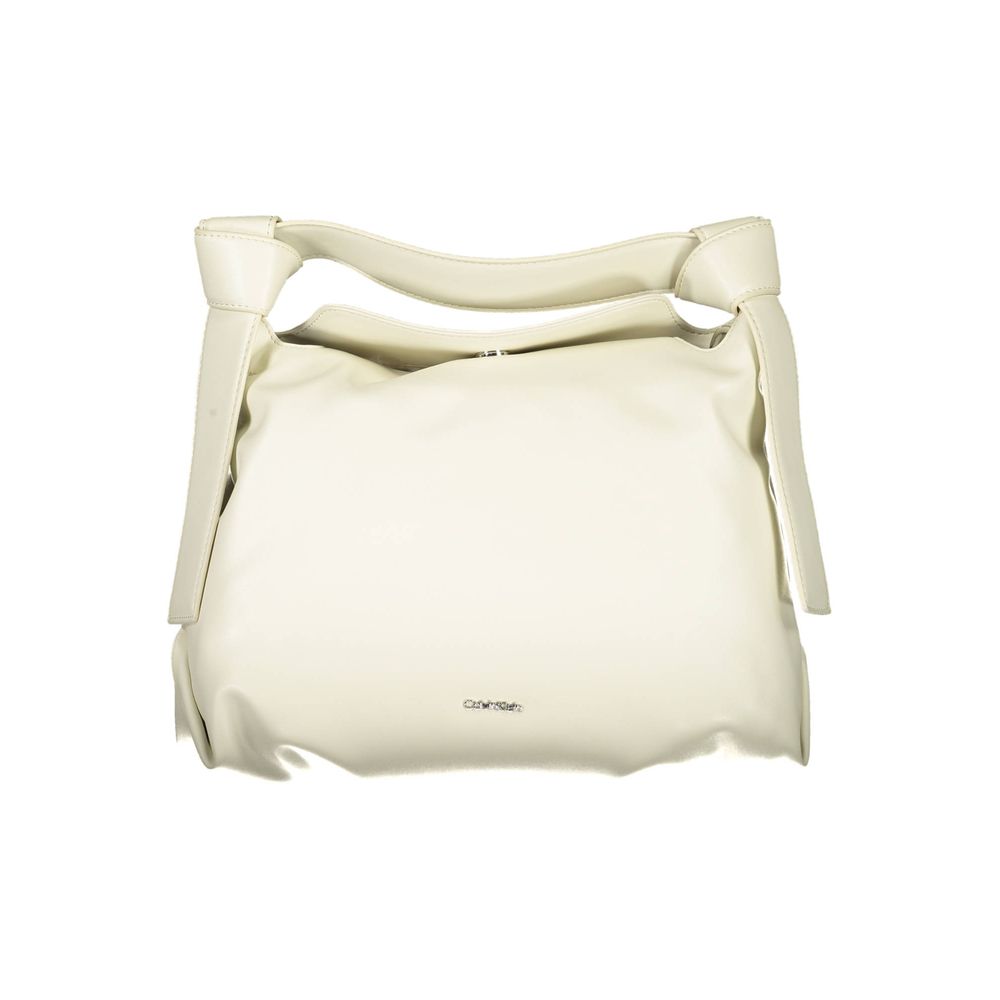 Sac à main en polyester beige