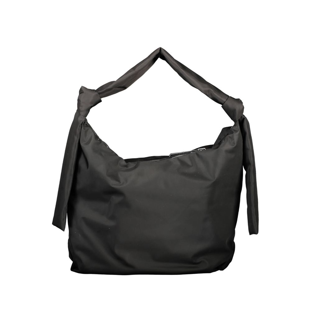 Sac à main en polyester noir