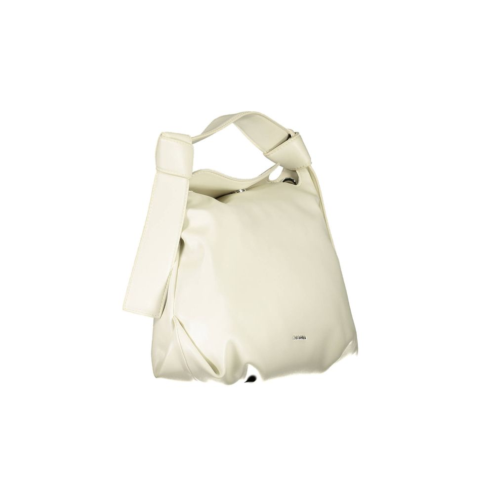 Sac à main en polyester beige