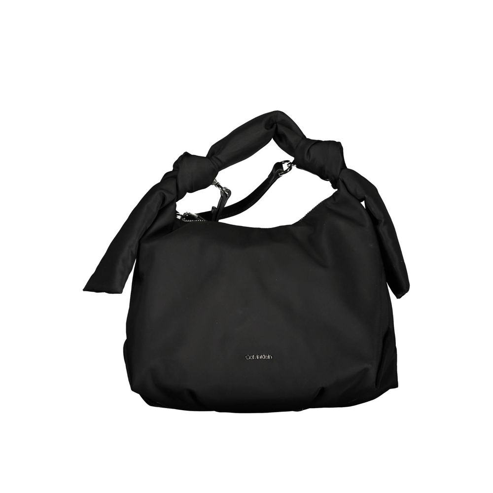 Sac à main en polyester noir