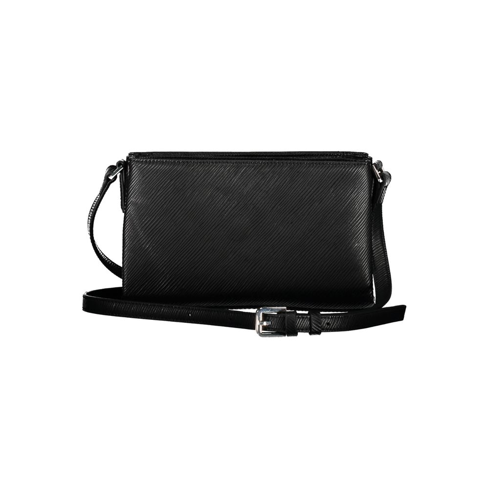 Sac à main en polyester noir