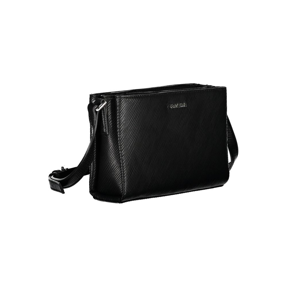 Sac à main en polyester noir