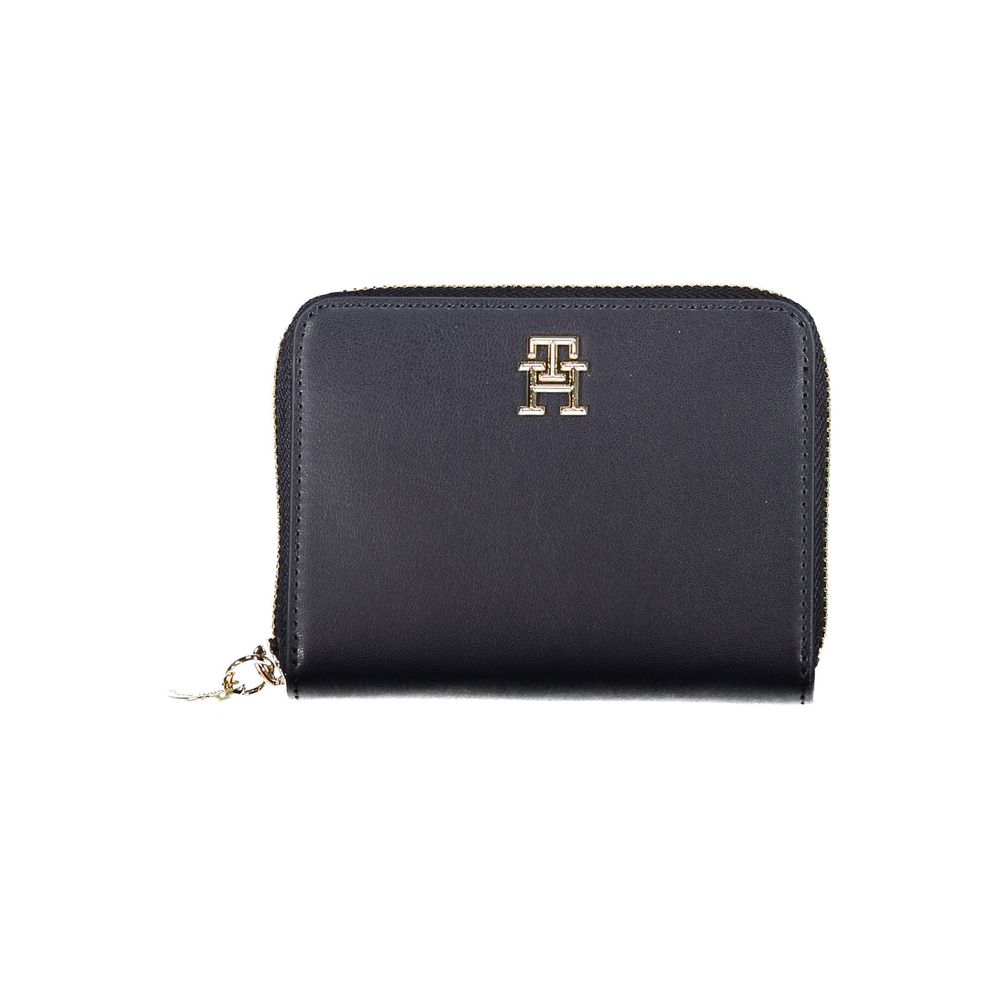 Cartera de polietileno azul