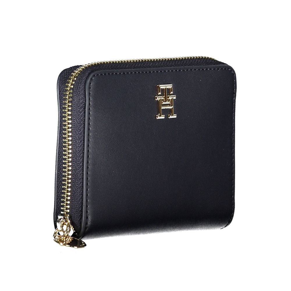 Cartera de polietileno azul