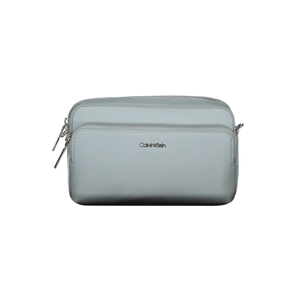 Sac à main en polyester bleu