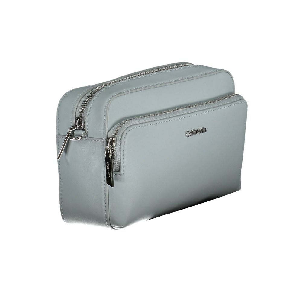 Sac à main en polyester bleu