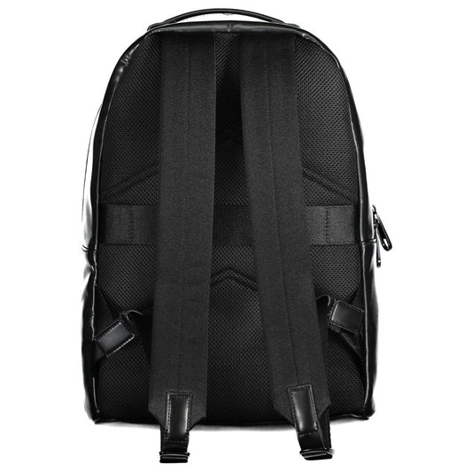 Black Polyester Backpack