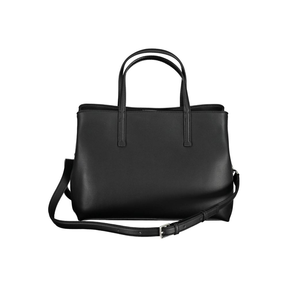Sac à main en polyester noir