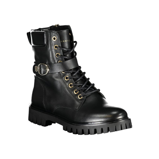 Black Polyester Boot