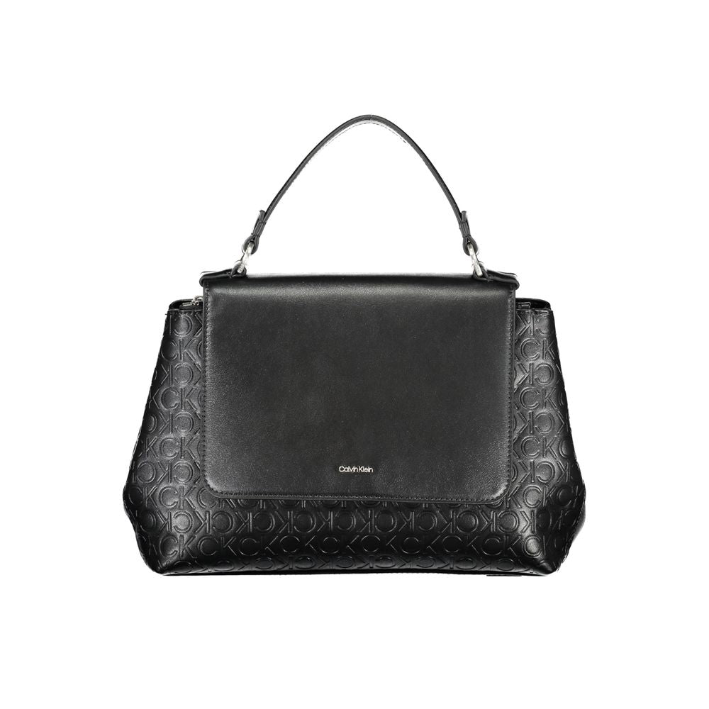 Sac à main en polyester noir