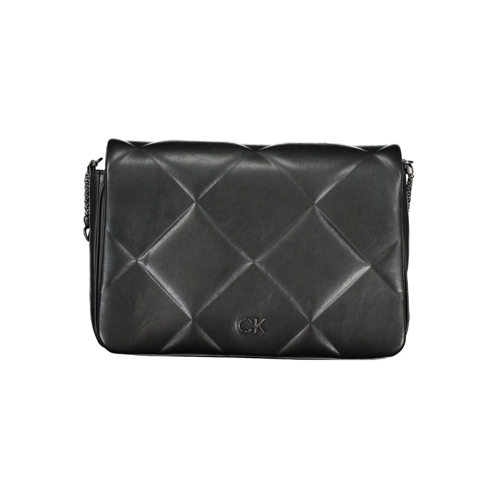 Sac à main en polyester noir