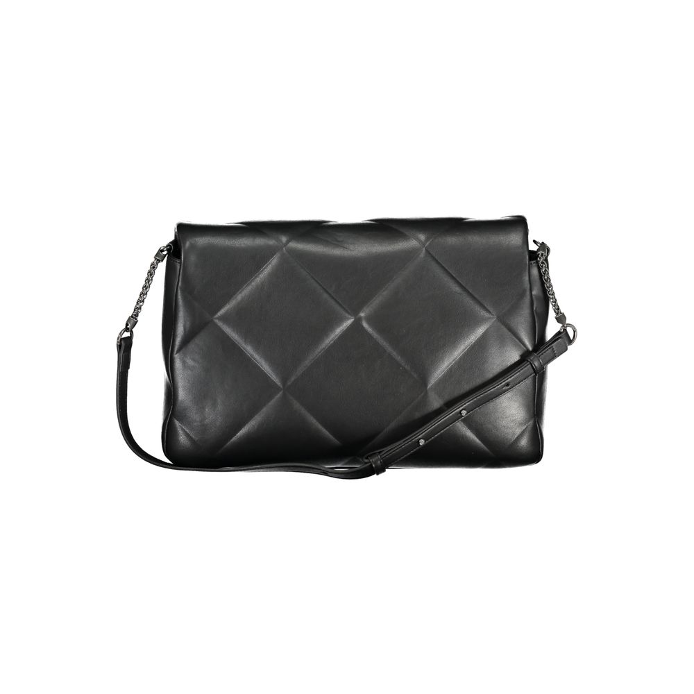 Sac à main en polyester noir