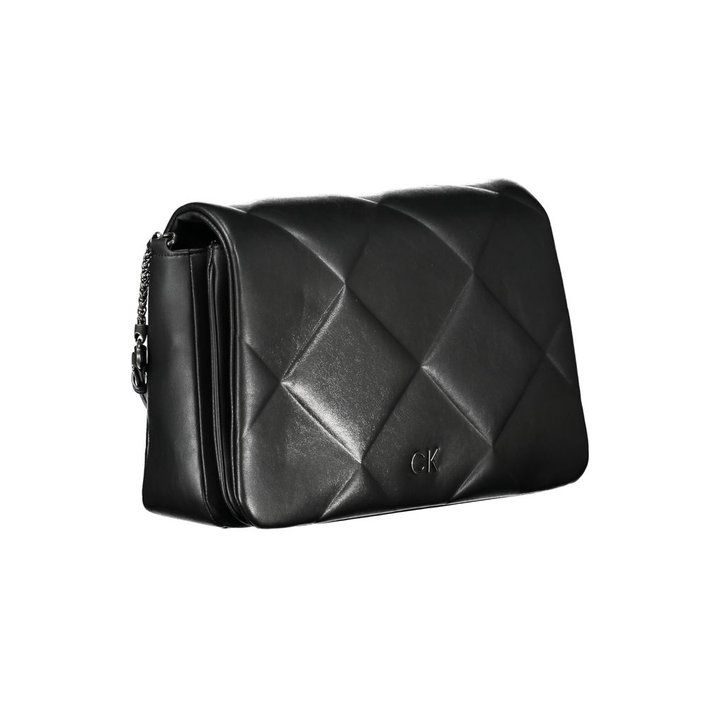 Sac à main en polyester noir