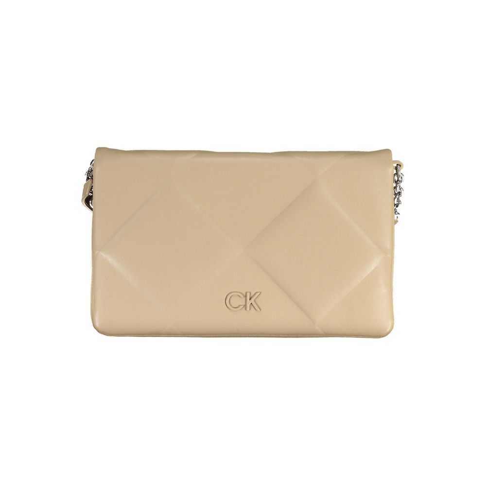 Sac à main en polyester beige
