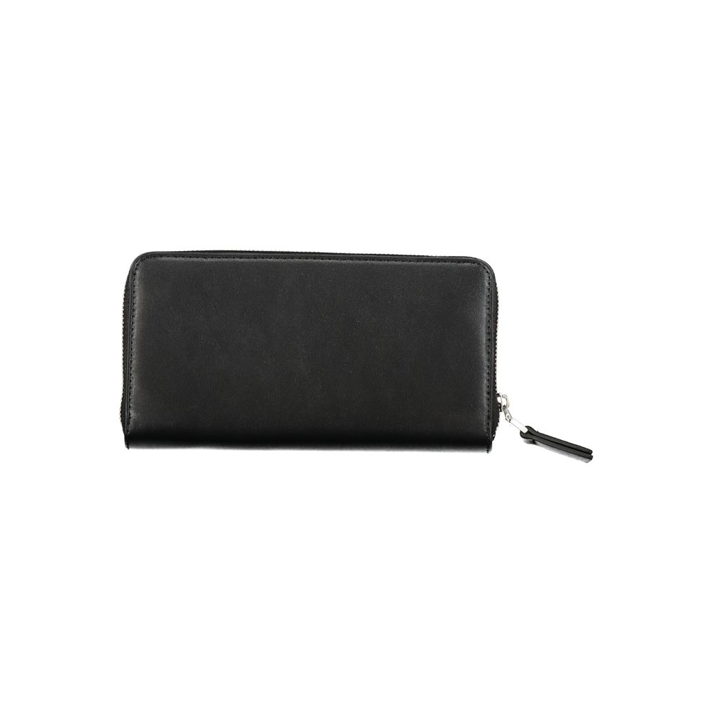 Cartera de poliéster negra