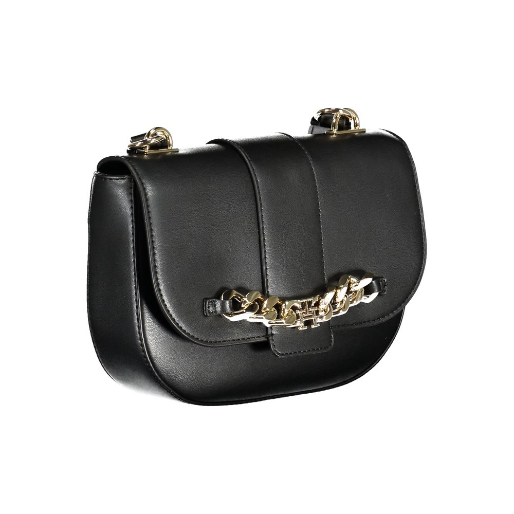 Sac à main en polyéthylène noir