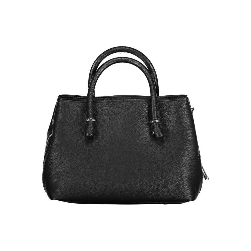 Sac à main en polyéthylène noir